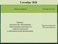 Сентябрь 2020